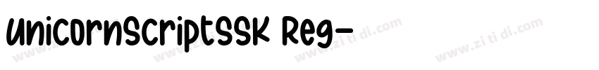 UnicornScriptSSK Reg字体转换